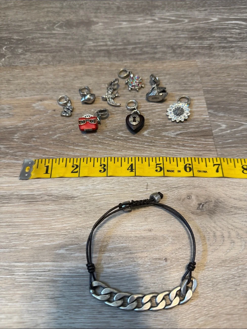Fossil silver tone