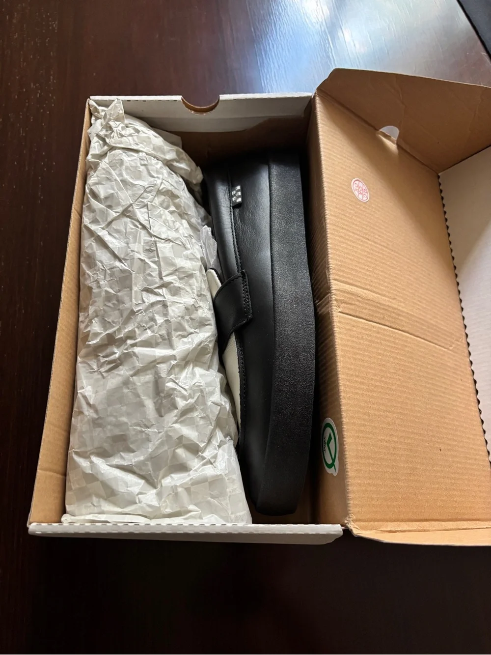 Vans slip loafers