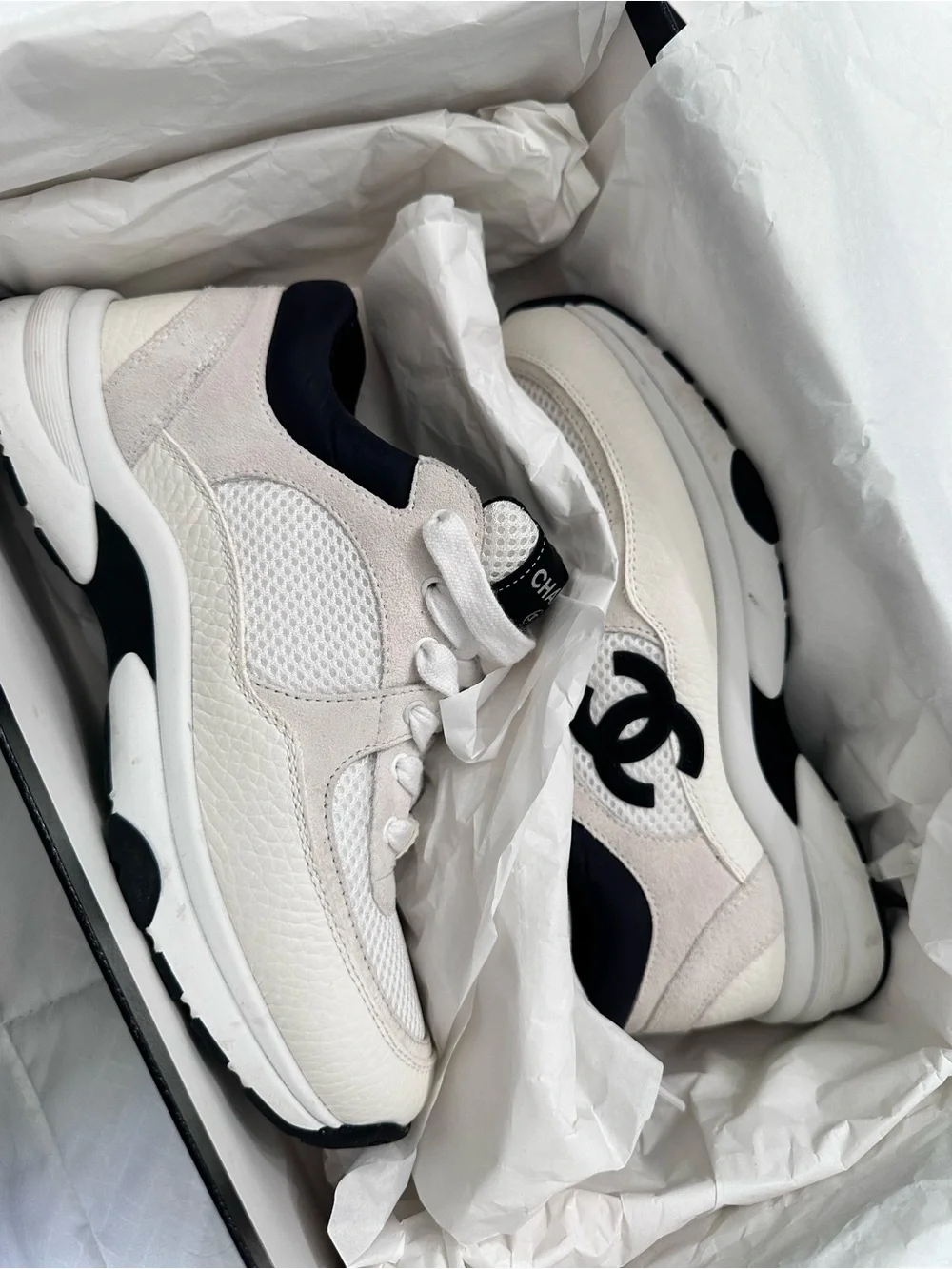 CHANEL sneakers prominent