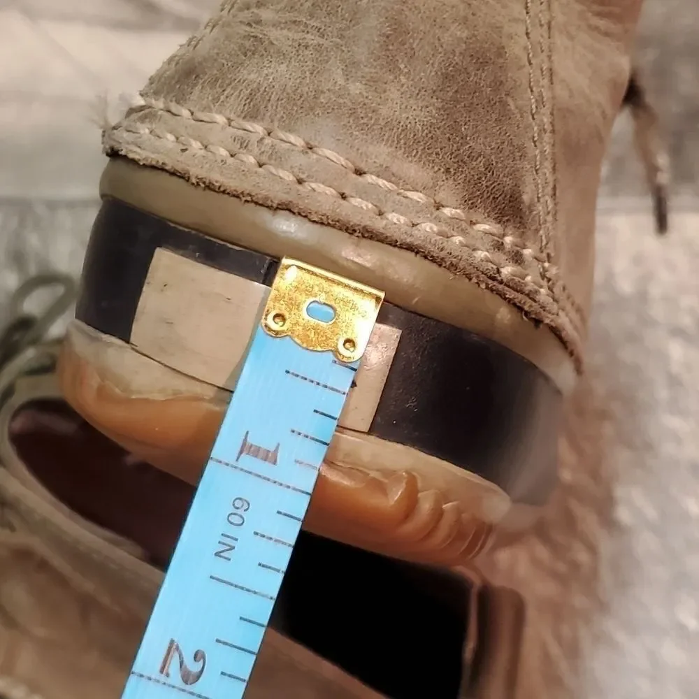 Sorel Out N About‎ Olive Army Green Rain Snow Duck Boots Waterproof Gorpcore 8.5