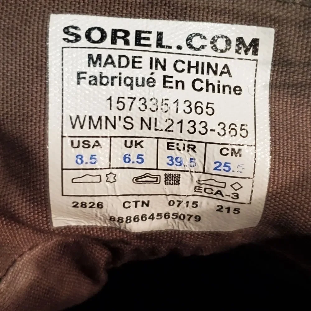 Sorel Out N About‎ Olive Army Green Rain Snow Duck Boots Waterproof Gorpcore 8.5