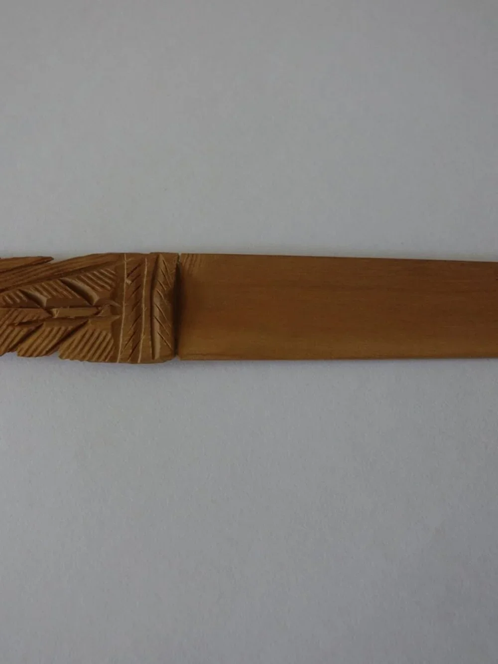 Handmade vintage carved