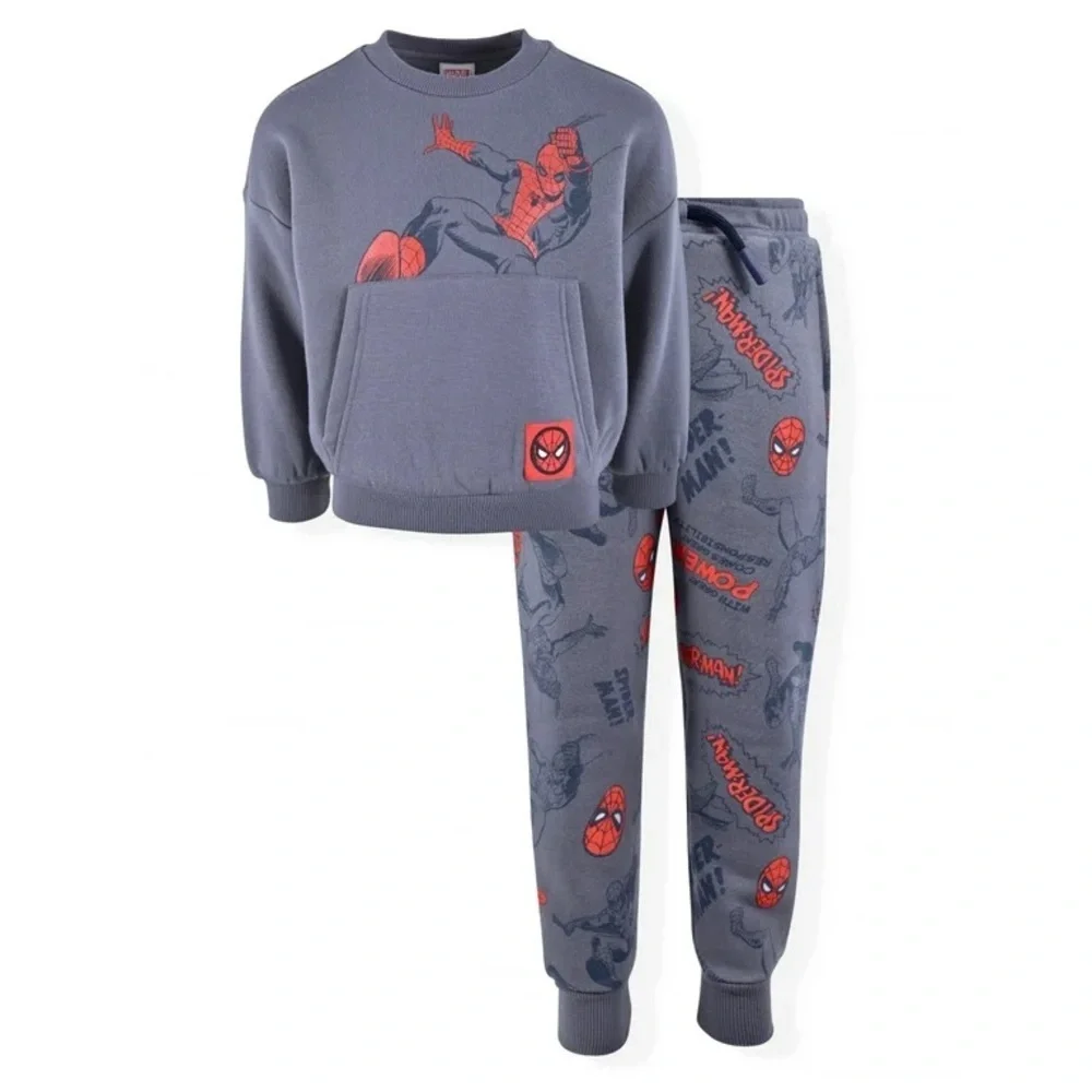 Marvel Kids Matching Set - Grey and Red Spider-Man Design