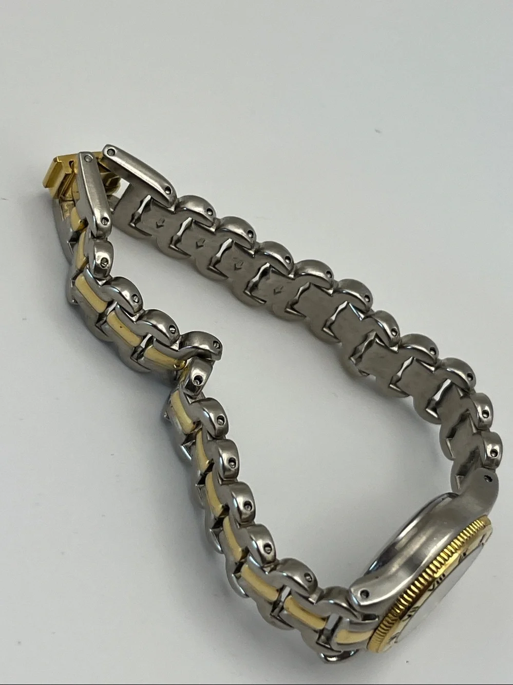 Sergio Valente Two-Tone Gold and Silver Ladies Watch