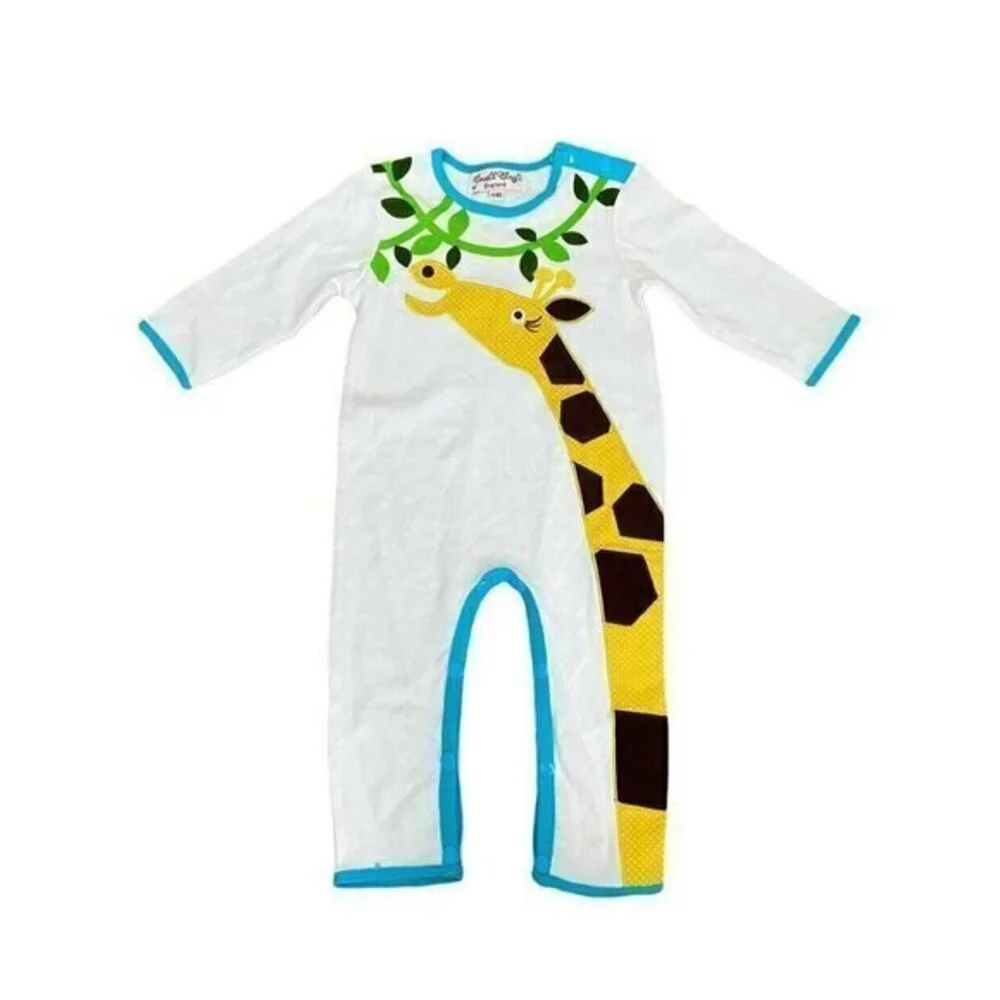 Powell Craft Long Sleeve Romper Giraffe 🦒