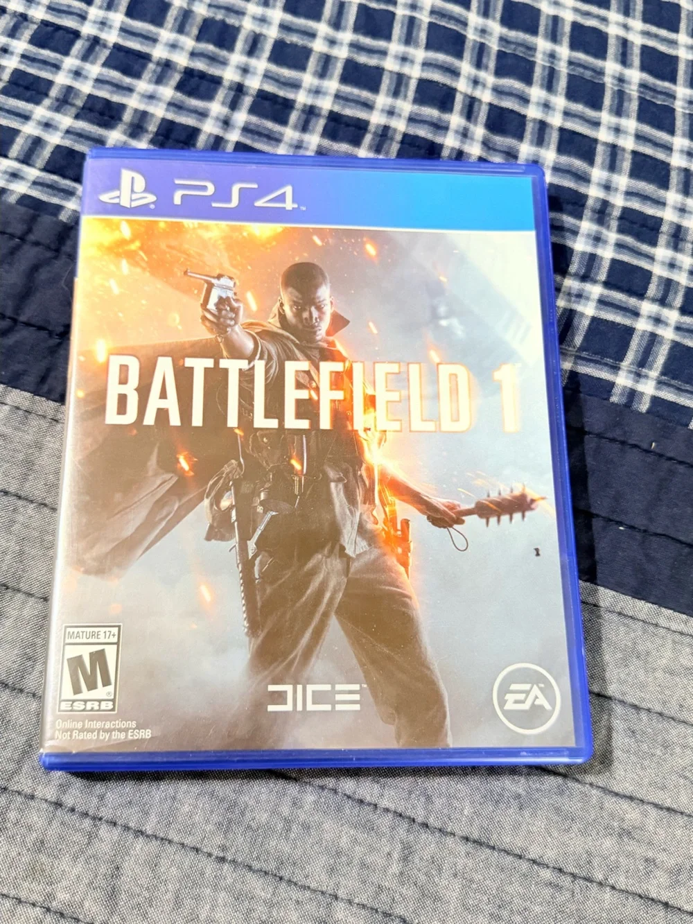 PlayStation 4 Battlefield 1 Game - Blue Case by EA