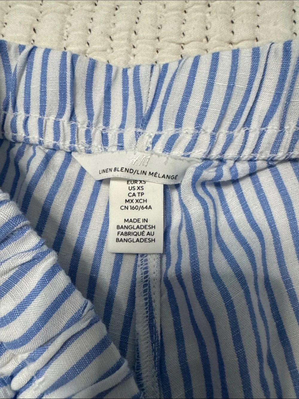 H&M light blue