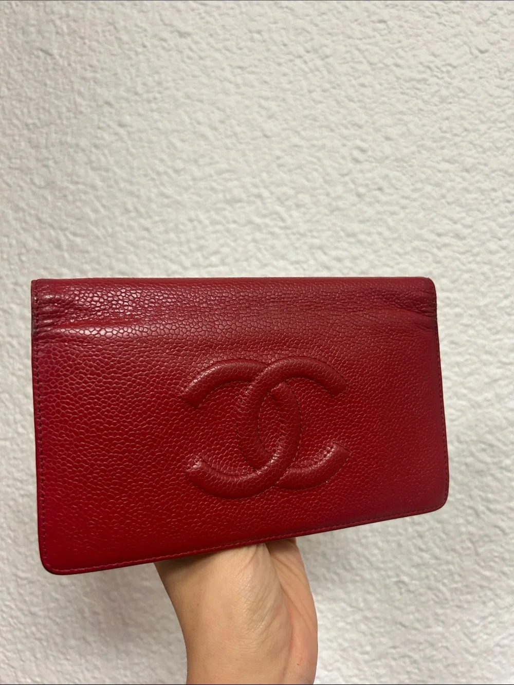 CHANEL authentic red