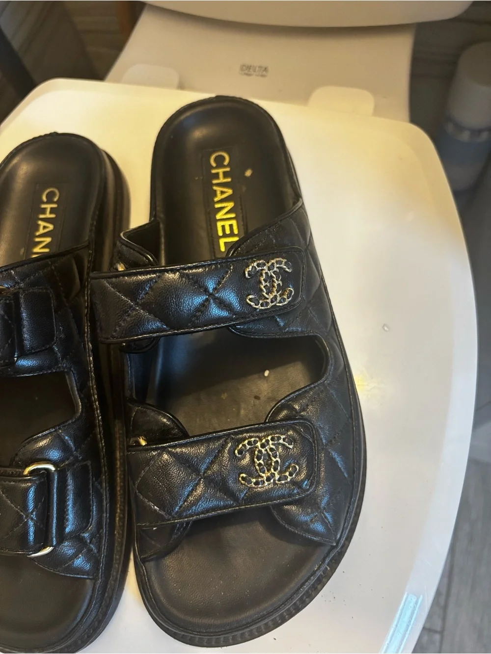 CHANEL dad sandal