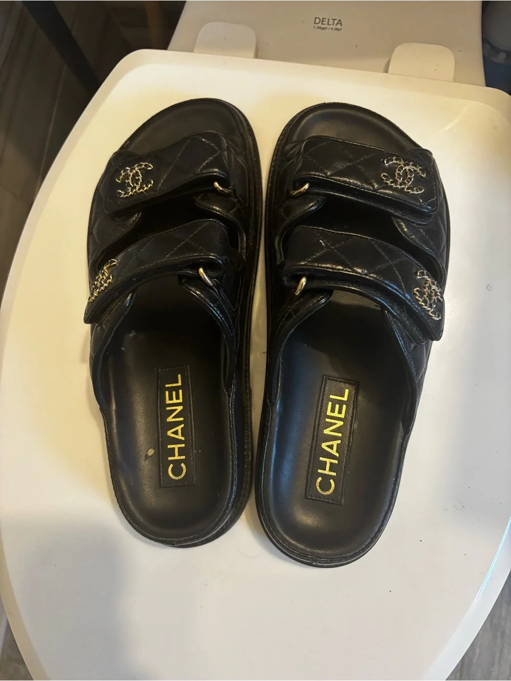 CHANEL dad sandal
