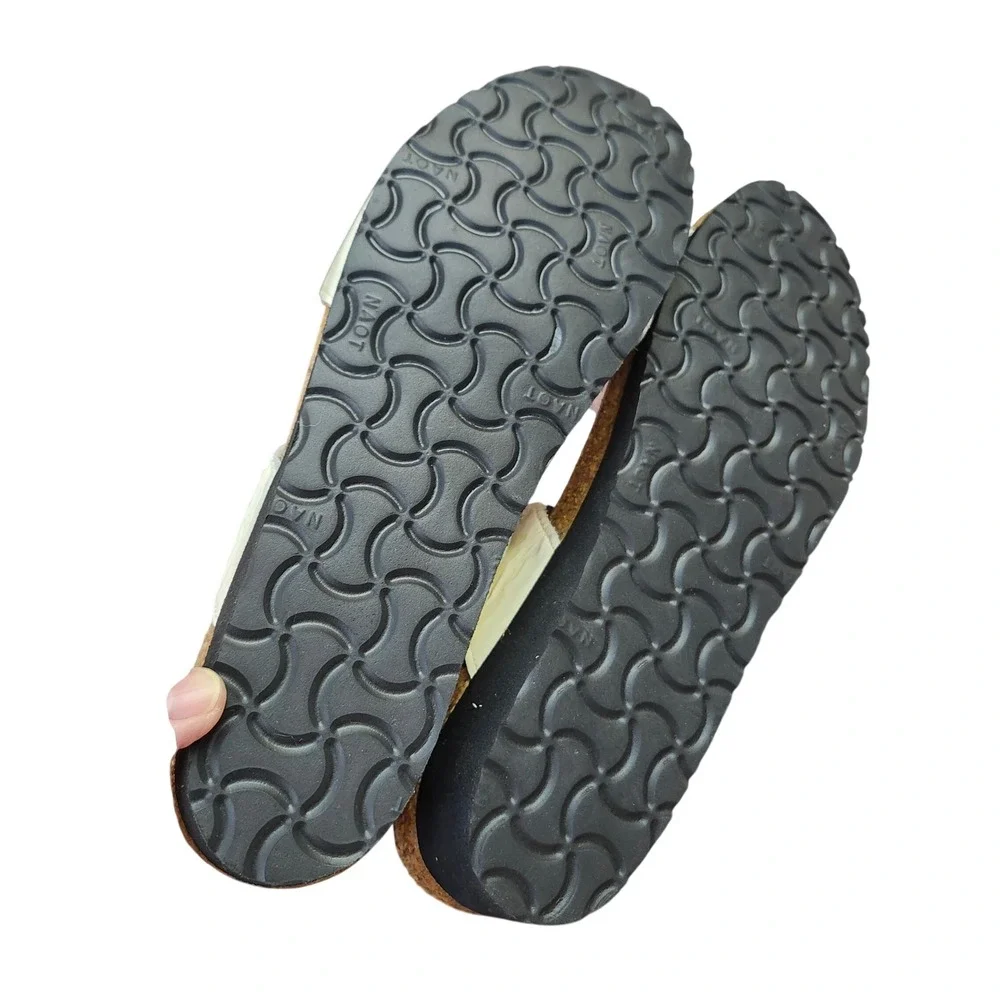 Naot leather slide