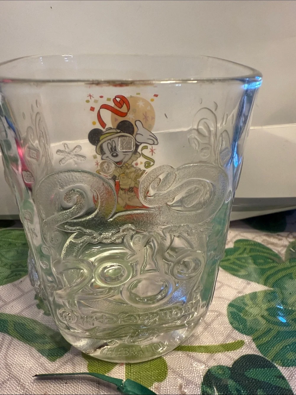 Disney clear glass