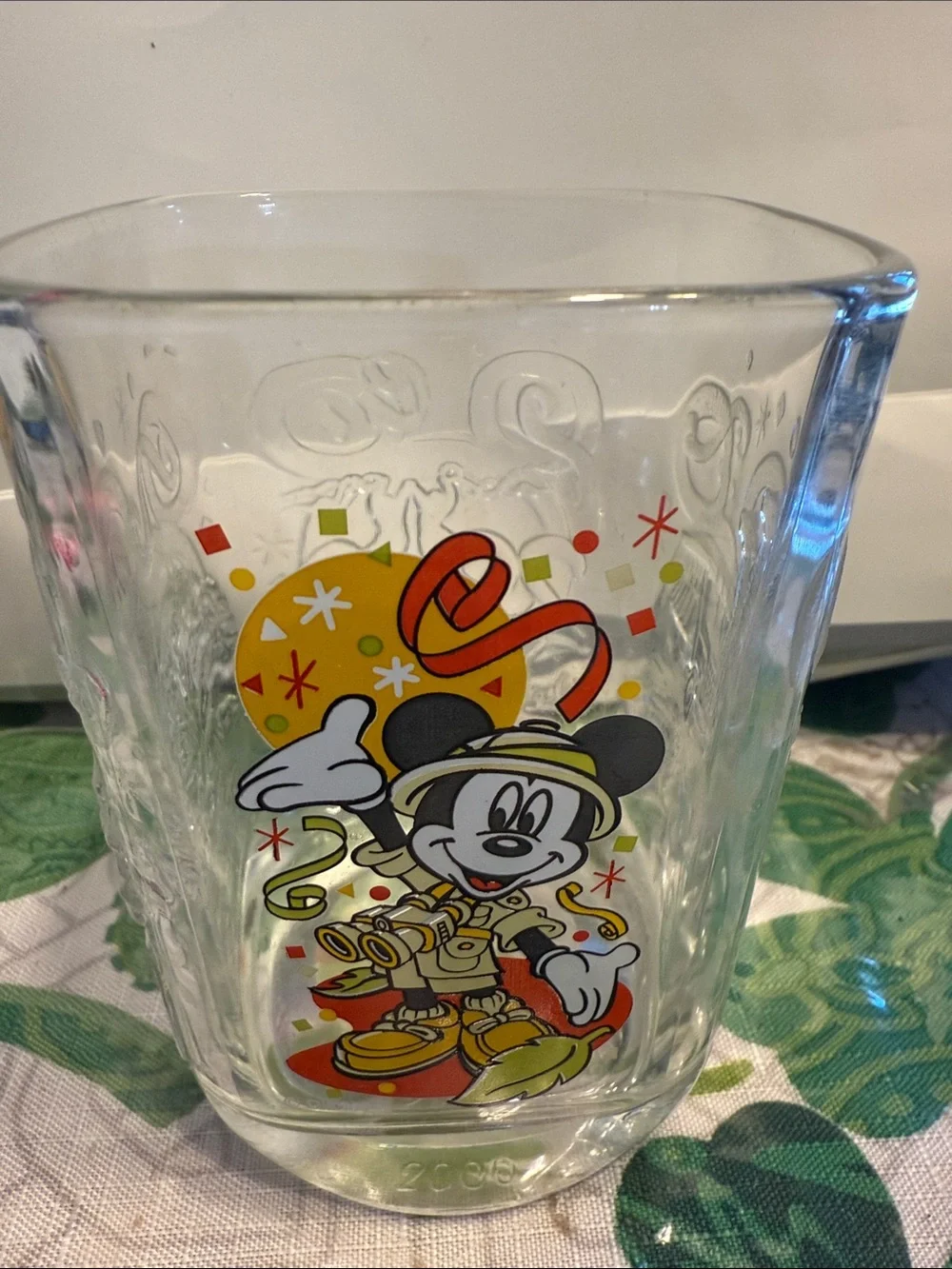 Disney clear glass