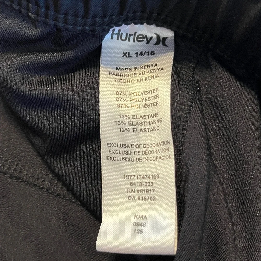 Hurley boy’s black