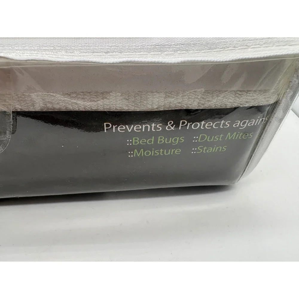 NEW Allergy Sentry Twin Mattress Encasement Bug Guard Waterproof Bed Bug Cover