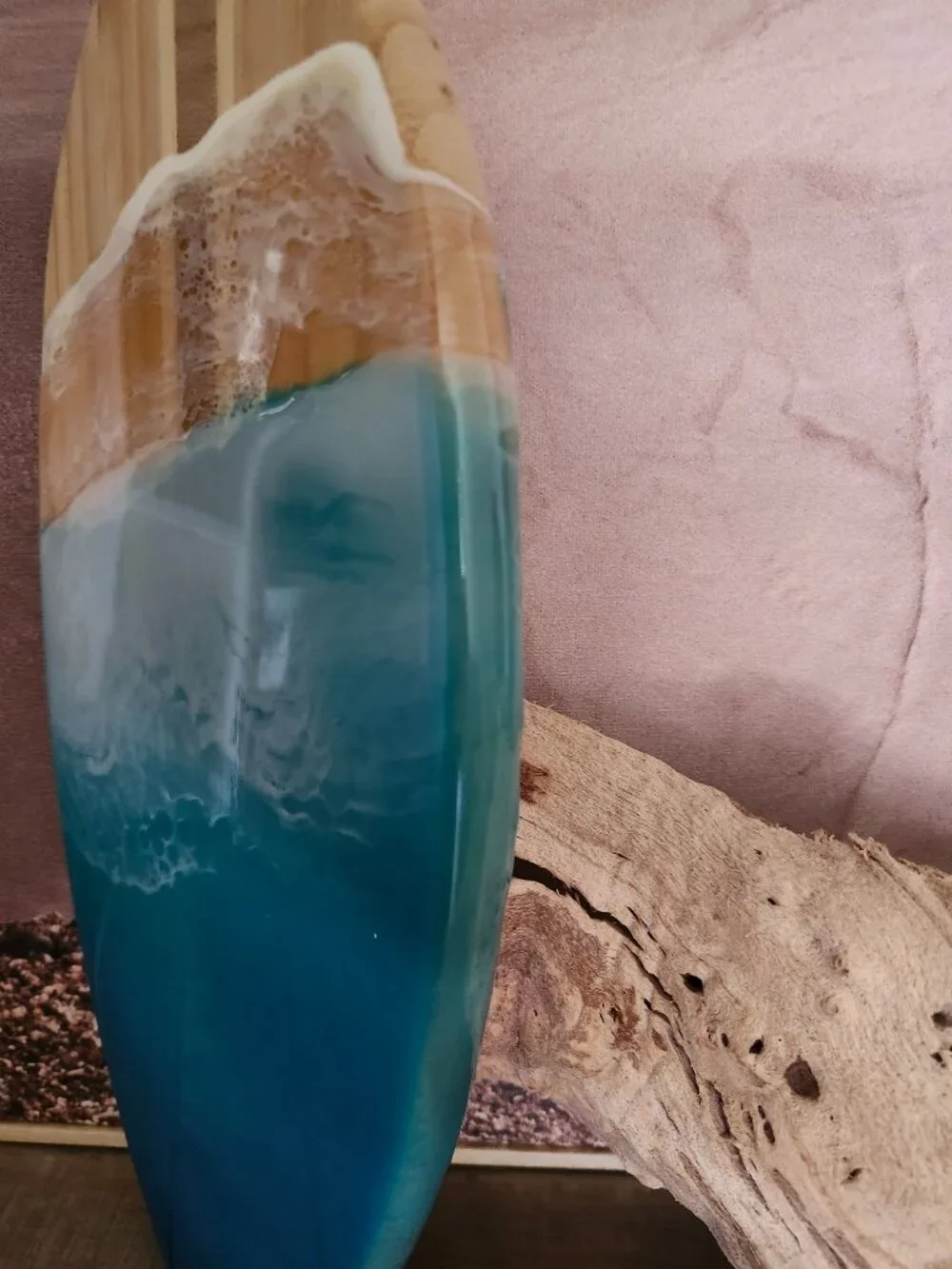 N/A bamboo surfboard