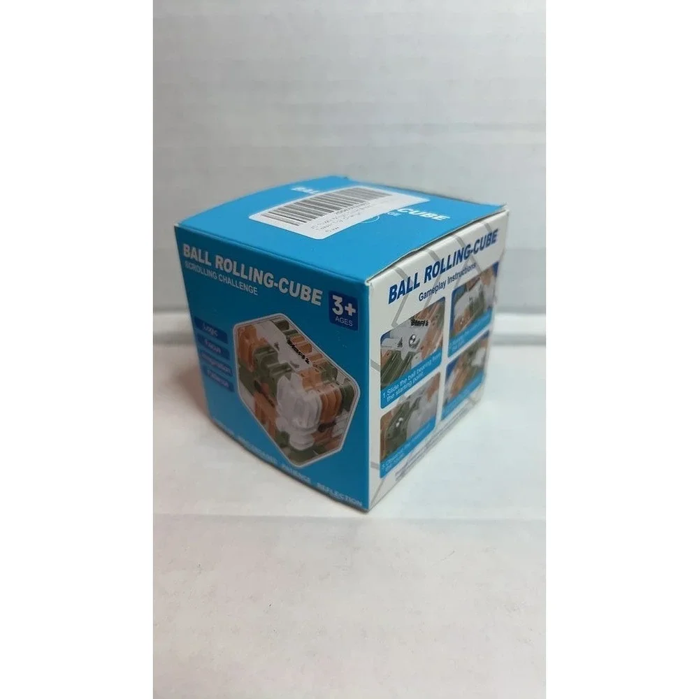 Ball Rolling Cube Scrolling Challenge Puzzle Toy