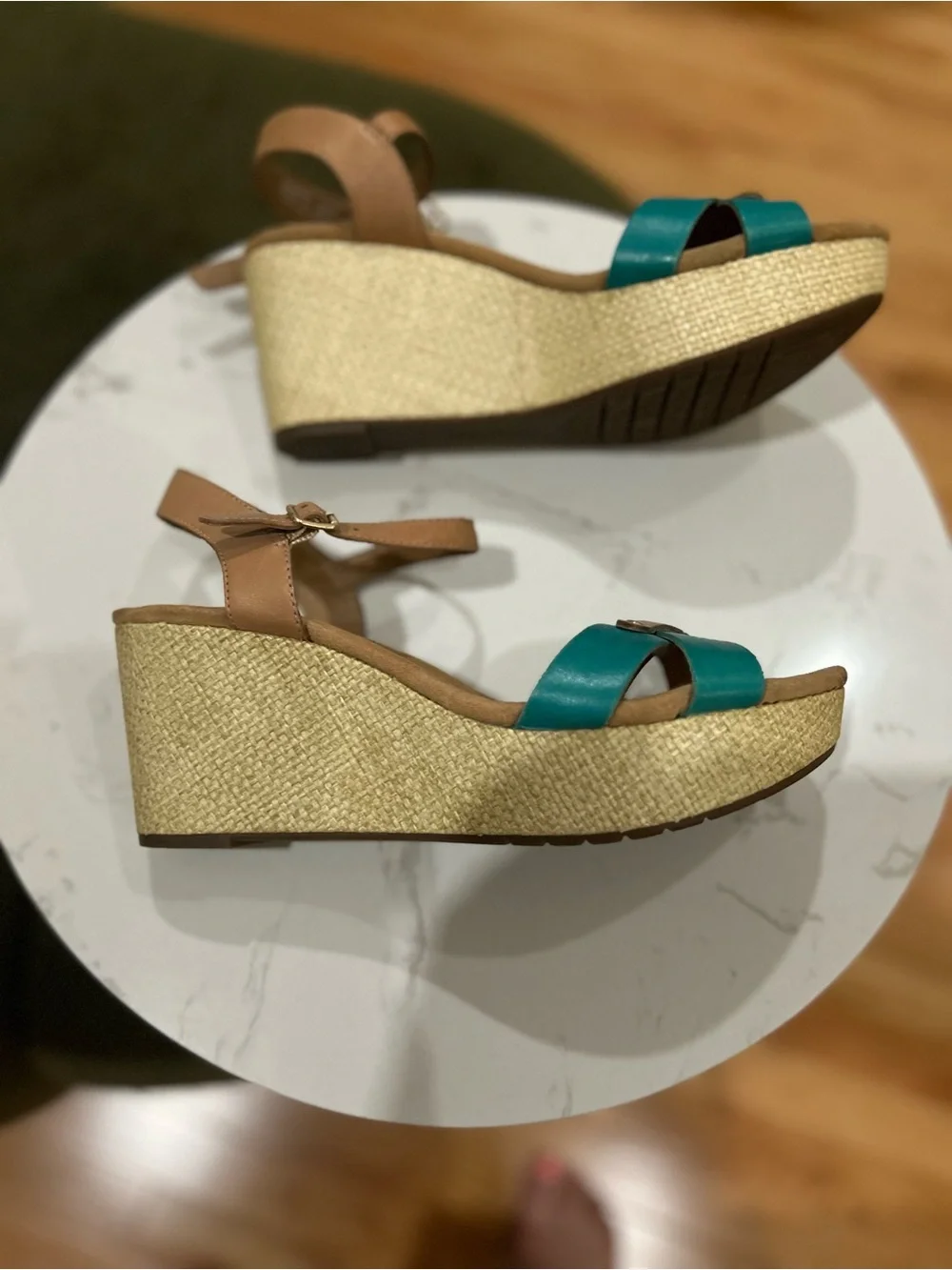 Clarks wedge sandals