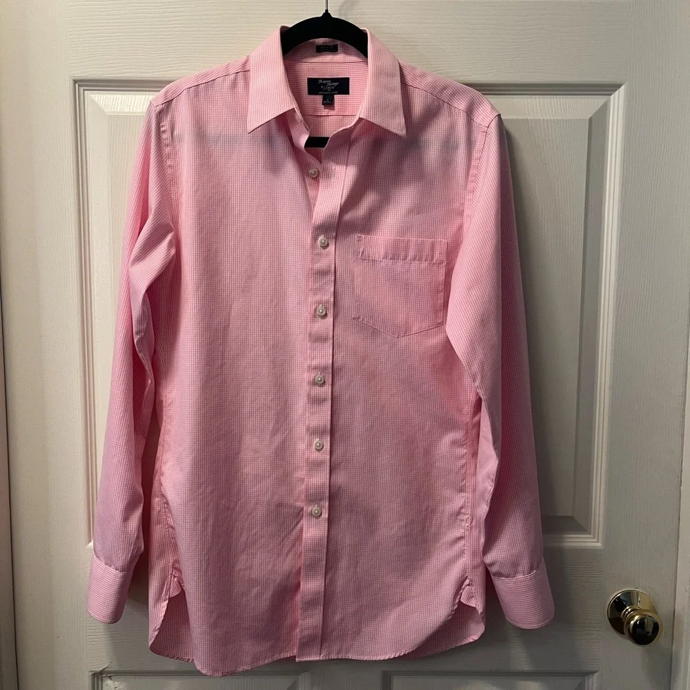 J. Crew Men’s Button Down Thompson Shirting Wrinkle Free Shirt‎ Size Small