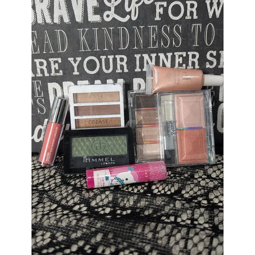 5/25 Makeup Bundle - Eyes + Lips + Glow - 7 pc total!