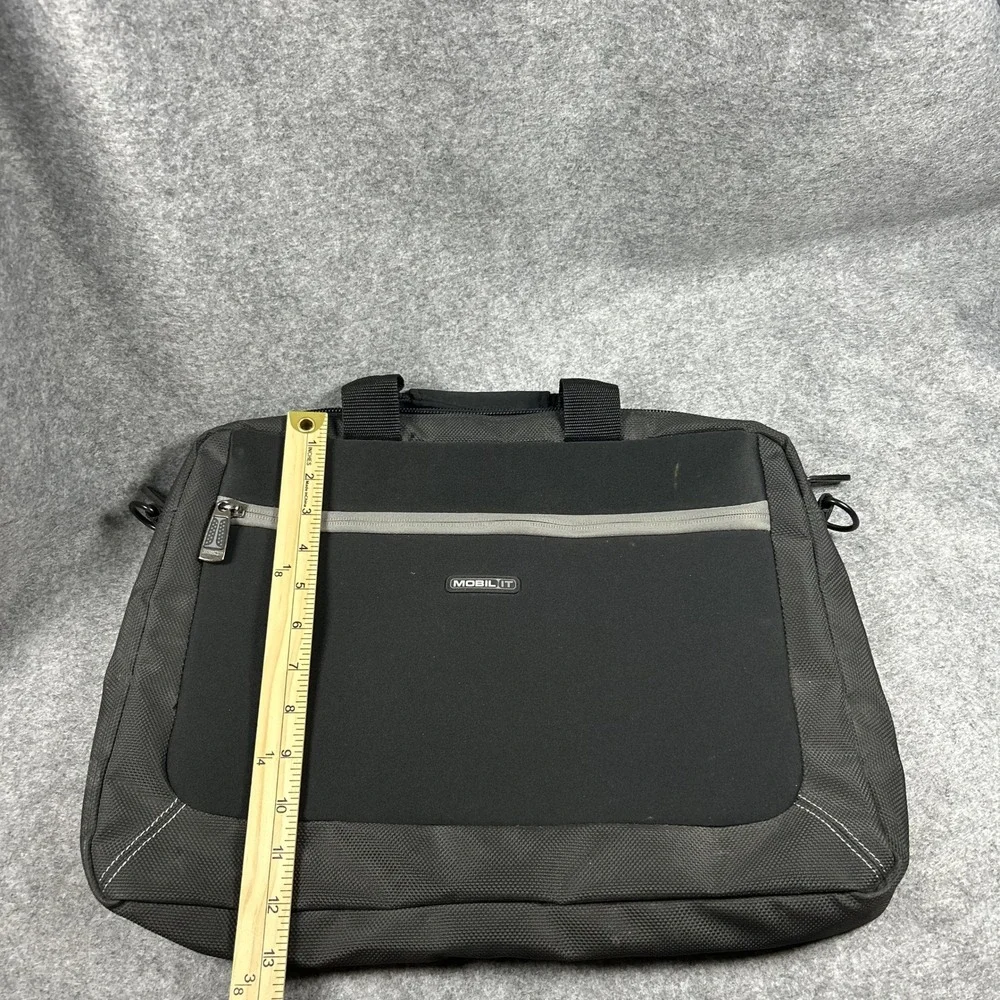 Mobil IT Laptop Briefcase One Size Black Padded Tech Messenger Bag