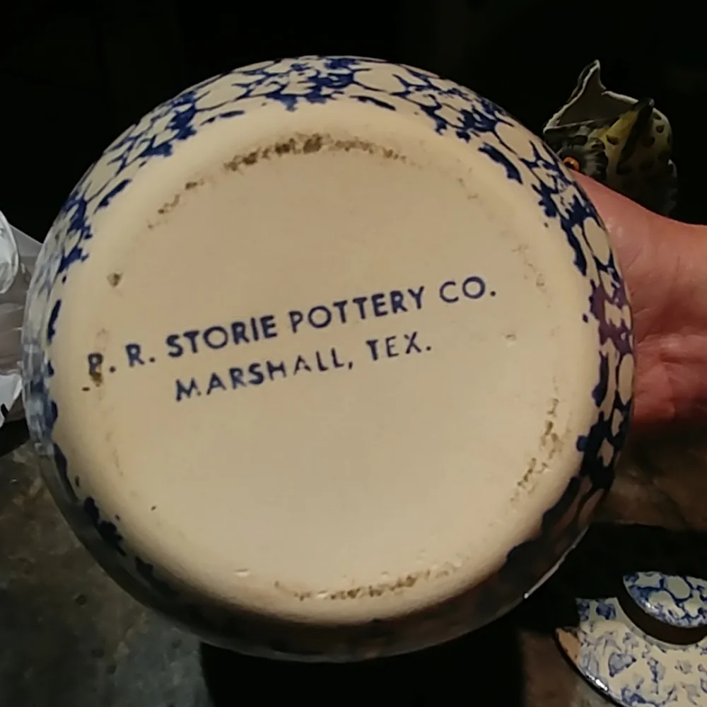 Pottery-- makes a nice urn for a small relative?