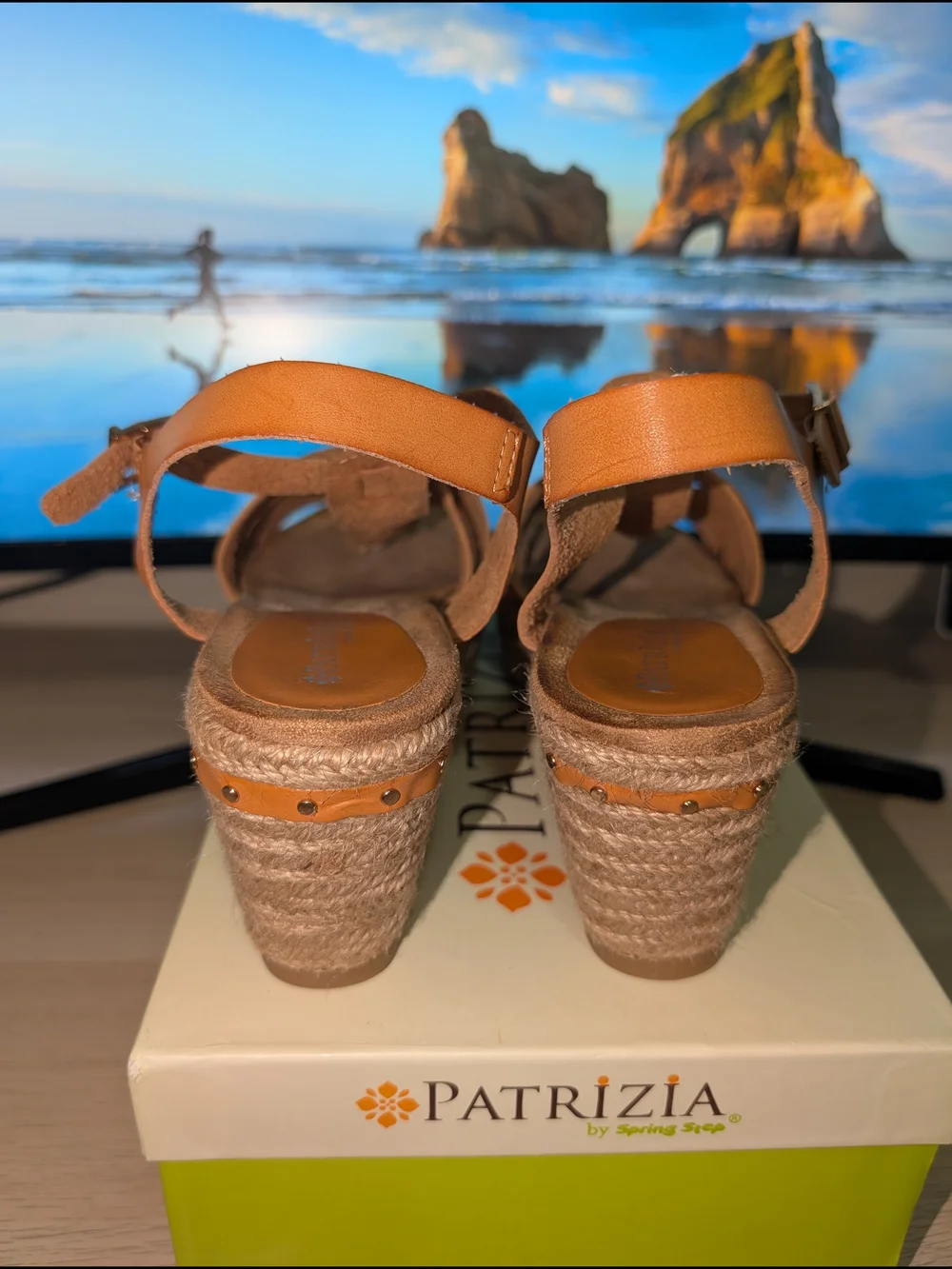 Patrizia cognac faux