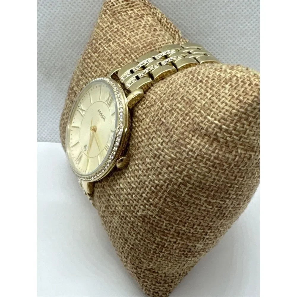 Fossil Jacqueline ES3547 Women's Gold Stainless Steel Analog Dial Watch JNA345