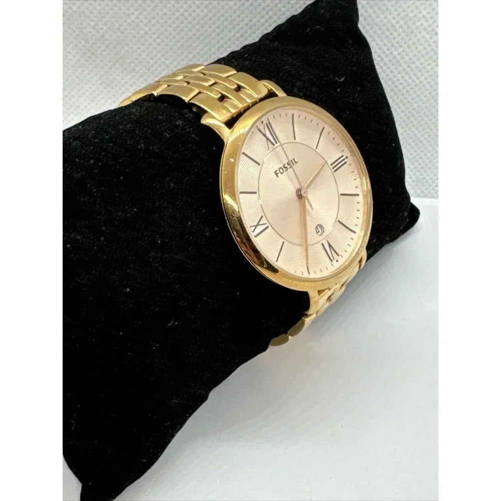 Fossil Jacqueline ES3435 Women's Rose Gold Analog Dial Quartz Wrist Watch JNA344