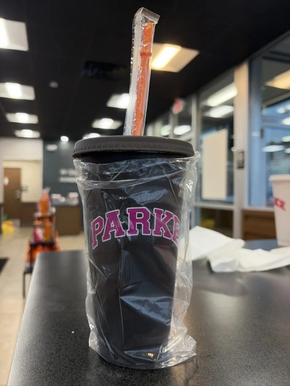 Dunkin Donuts new straw