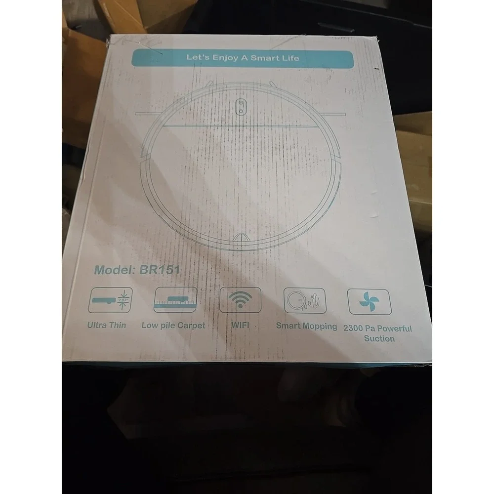 MAMNV BR151 Robot Vacuum and Mop Combo‎ with APP/Remote