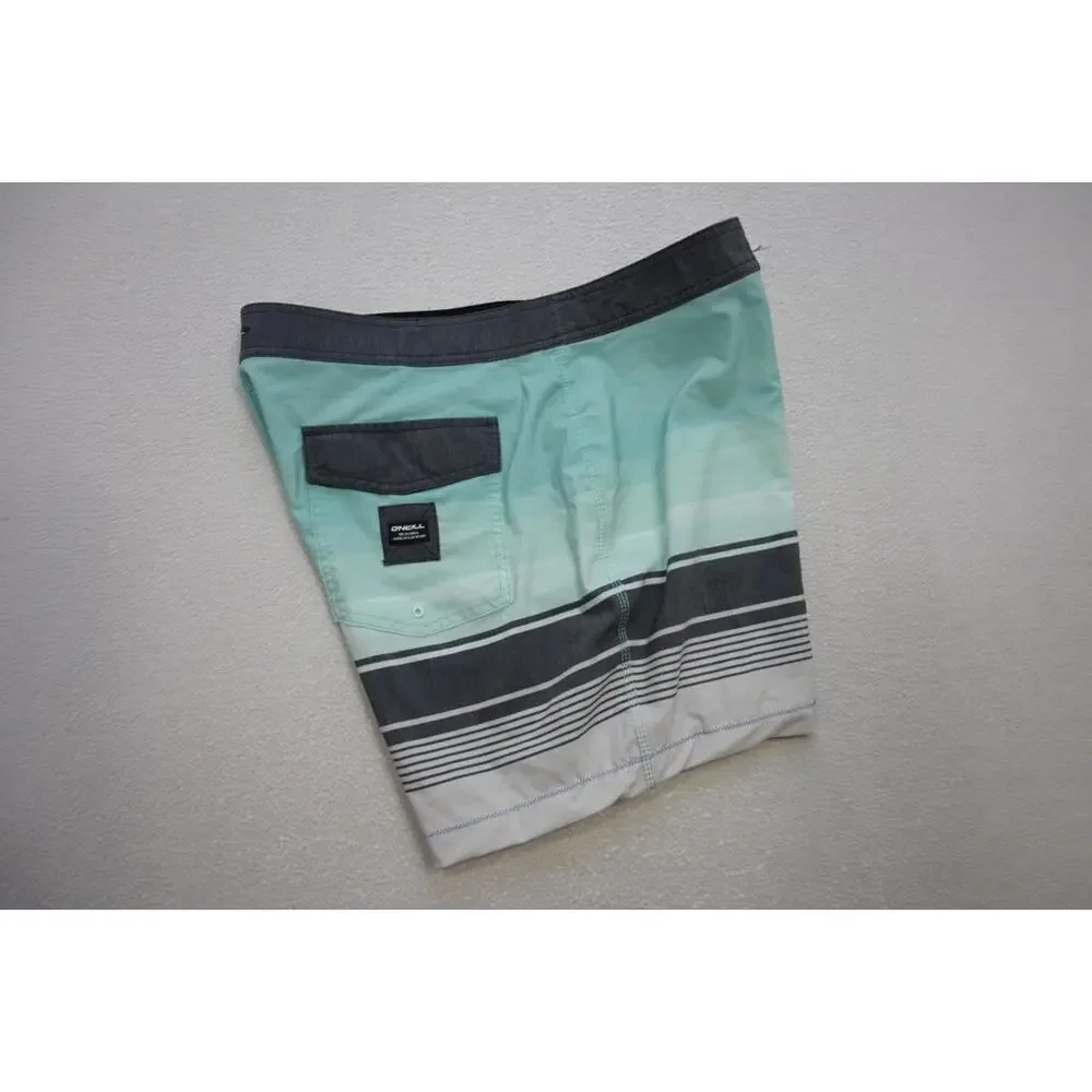 Oneill Board Shorts Striped Athletic Surf‎ Performance 5.5