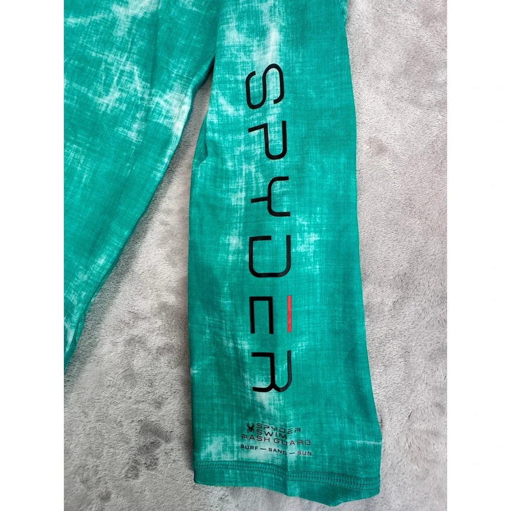 Spyder Men's XXL Rash Guard Surf Sand Sun Long Sleeve‎ UPF 30+ Wicking Quick Dry