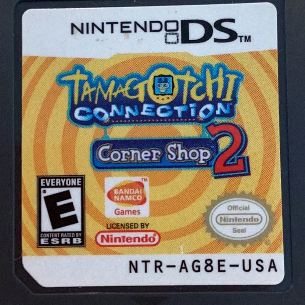 Tamagotchi Connection Corner Shop 2 Nintendo DS Game Authentic Bandai