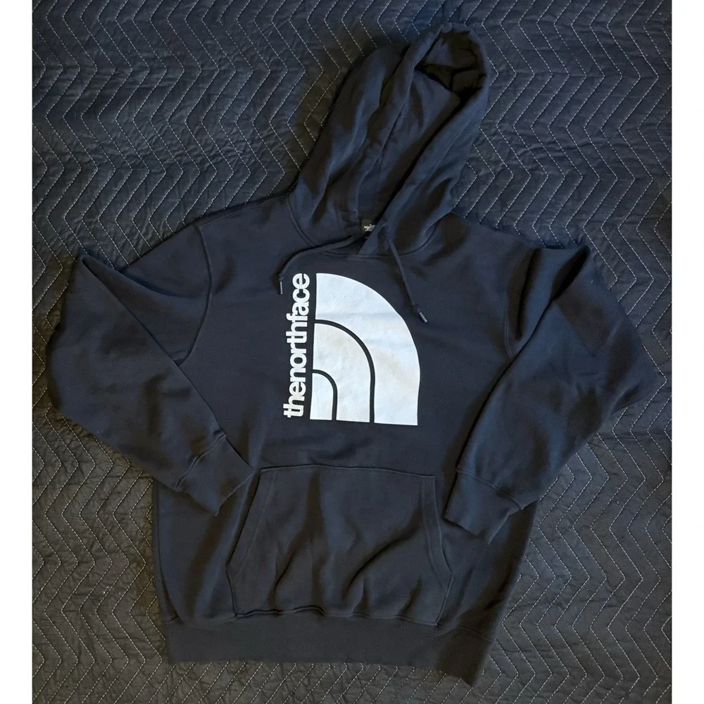 The North Face Men's Jumbo Logo Pullover Hoodie Black Size M Fall 2023 A811M