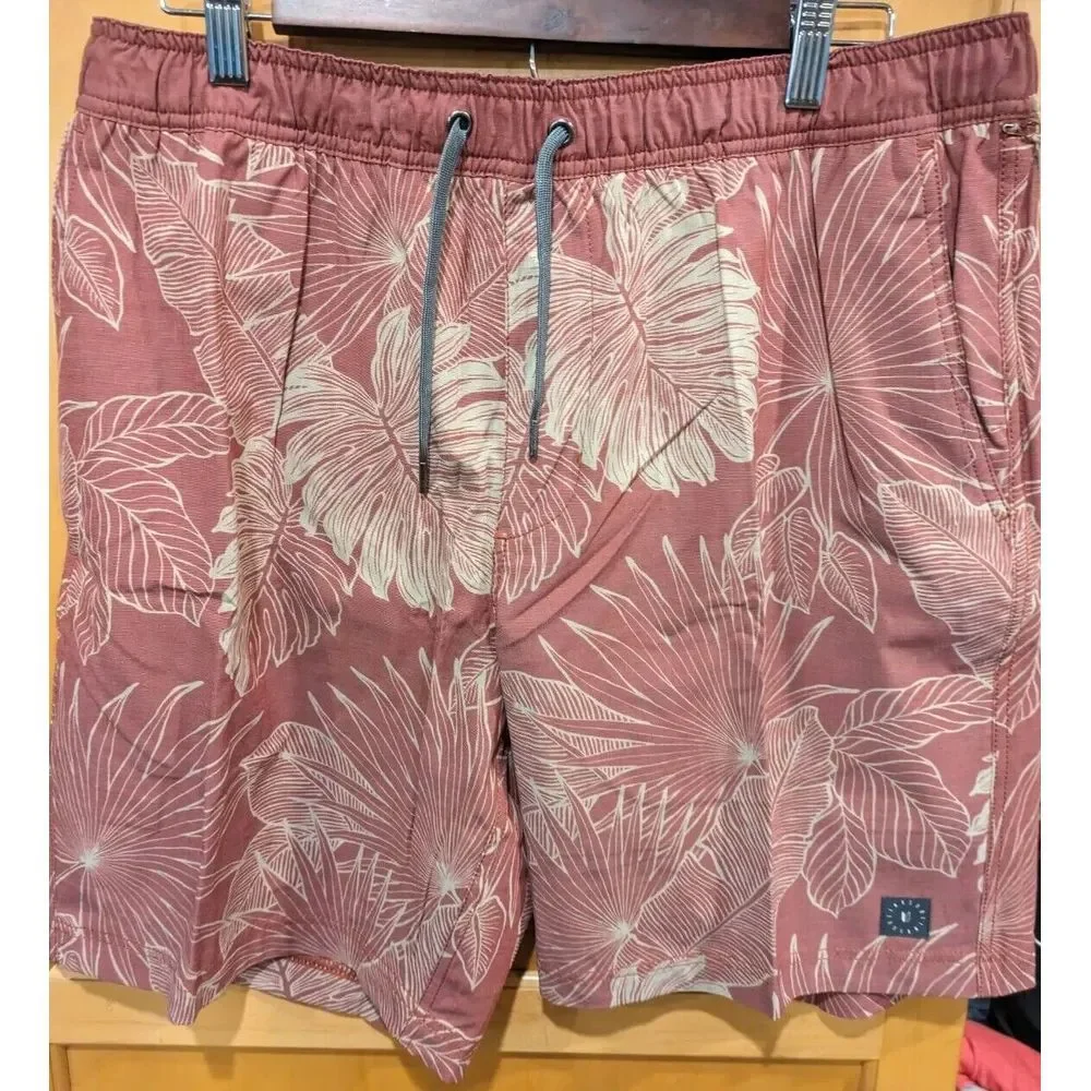 Linksoul Men’s Board Shorts Rose Size‎ XL Jersey Lined 34-38 Nwt