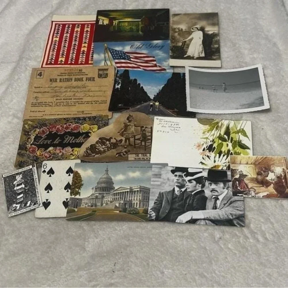 50+ piece Ephemera Lot 17 Collage Crafting Junk Journals Scrapbooking
