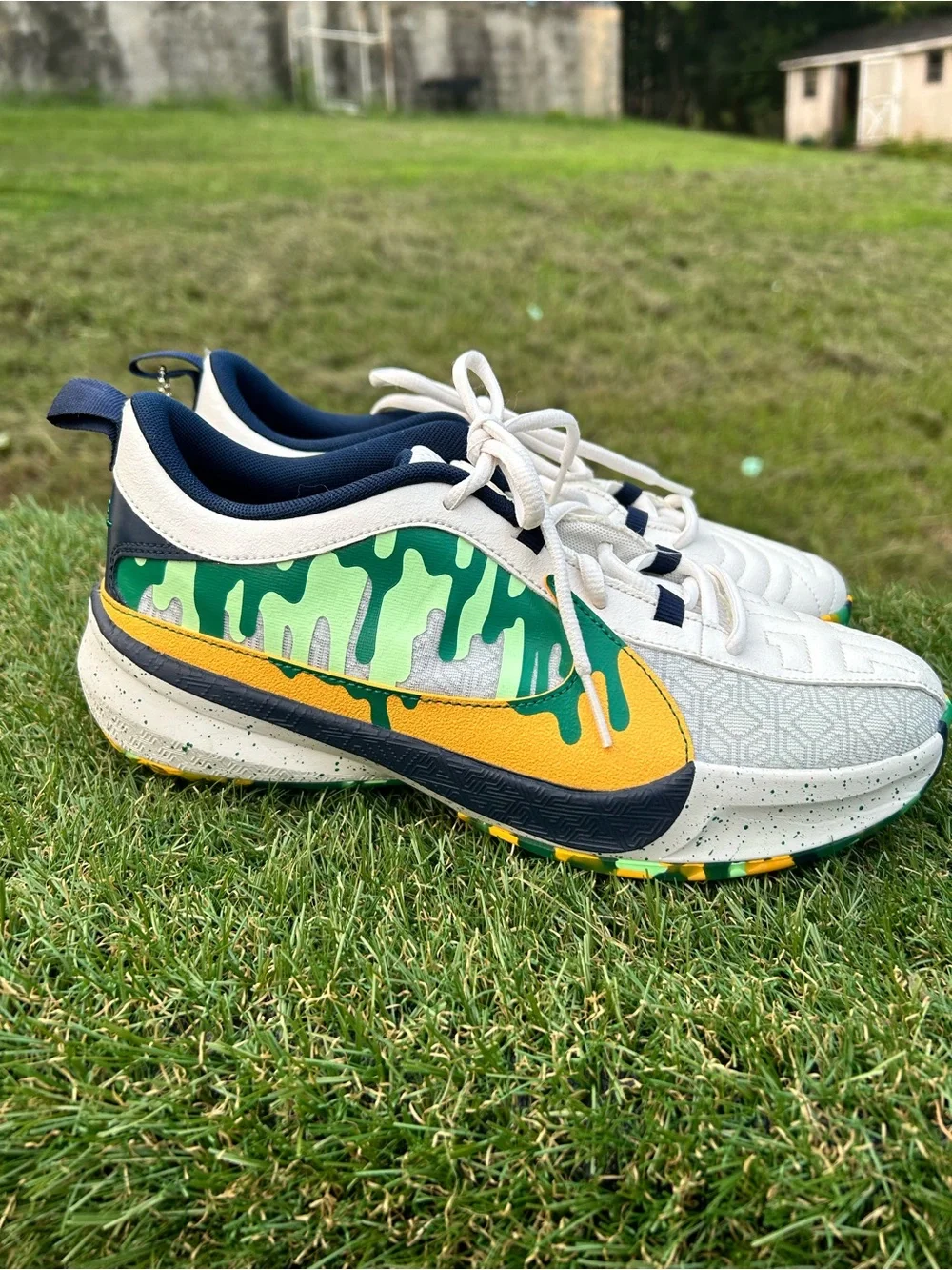 Nike Zoom Freak 5 Welcome to Camp (GS) ,Size 6 1/2,FN4975 001