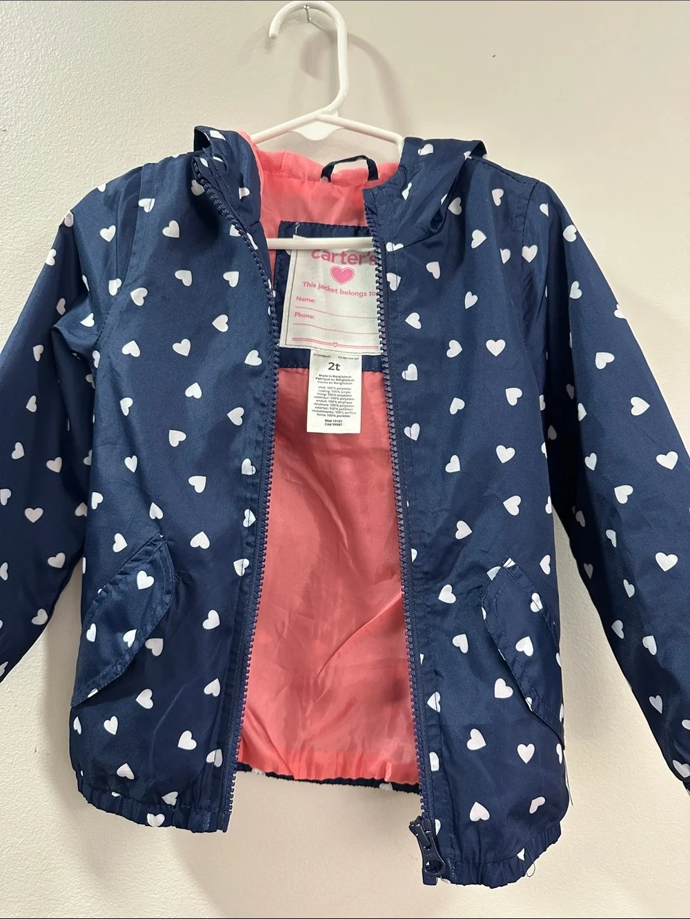Carters lightweight rain