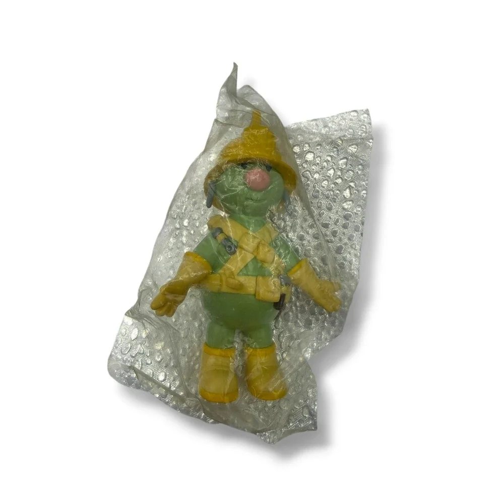Sababa Toys Fraggle Rock Doozer Action Figure‎ Green Yellow Jim Henson PVC Toy