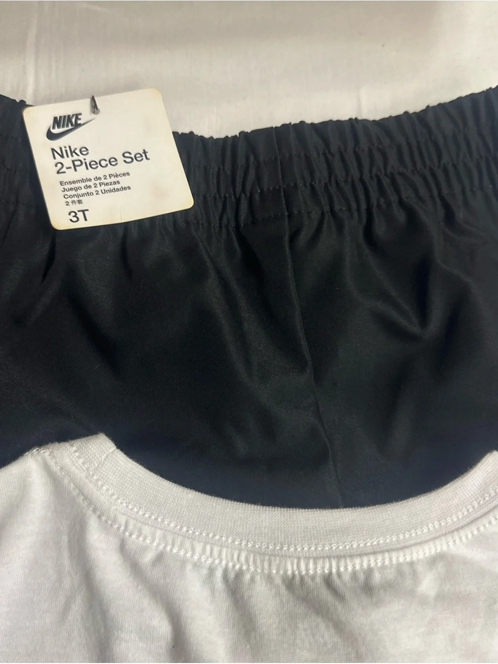 Nike white short