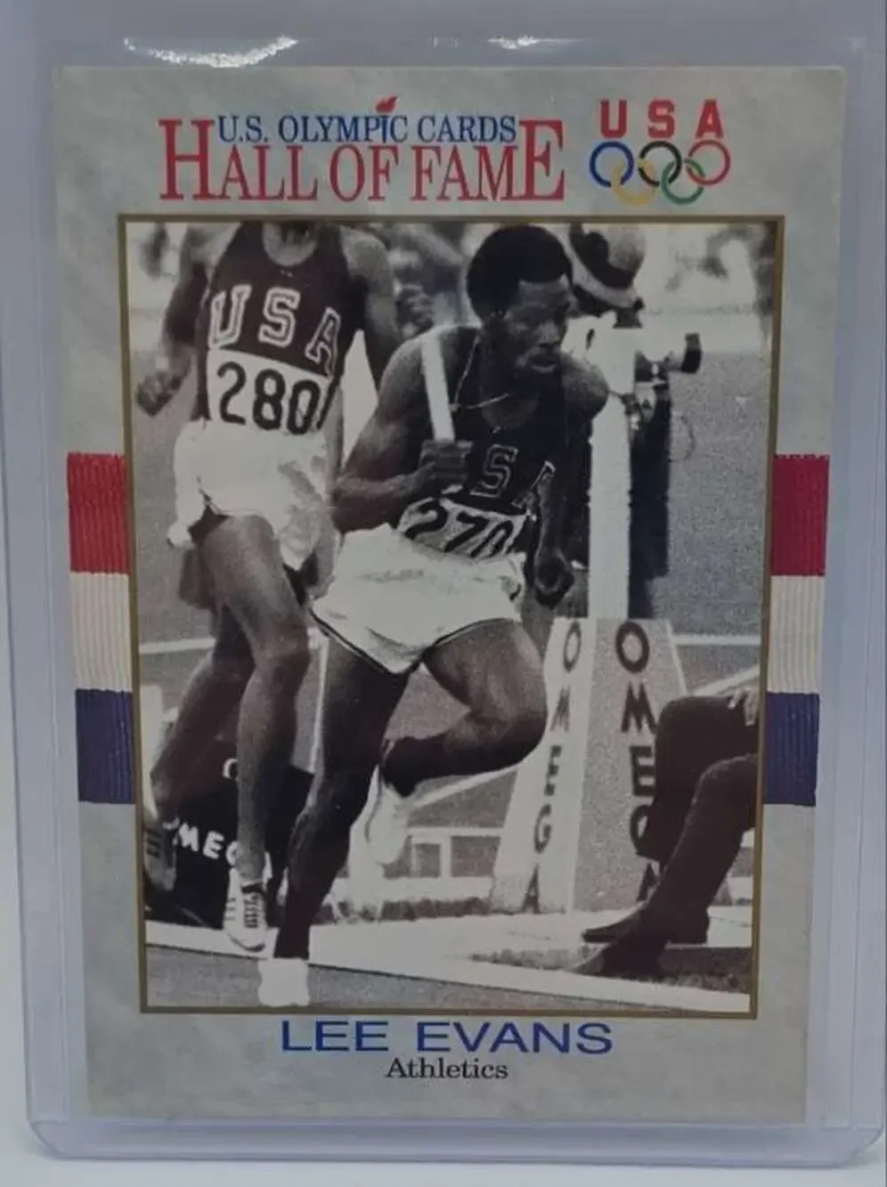 1991 Impel U.S. Olympic Hall of Fame #42 Lee Evans Card