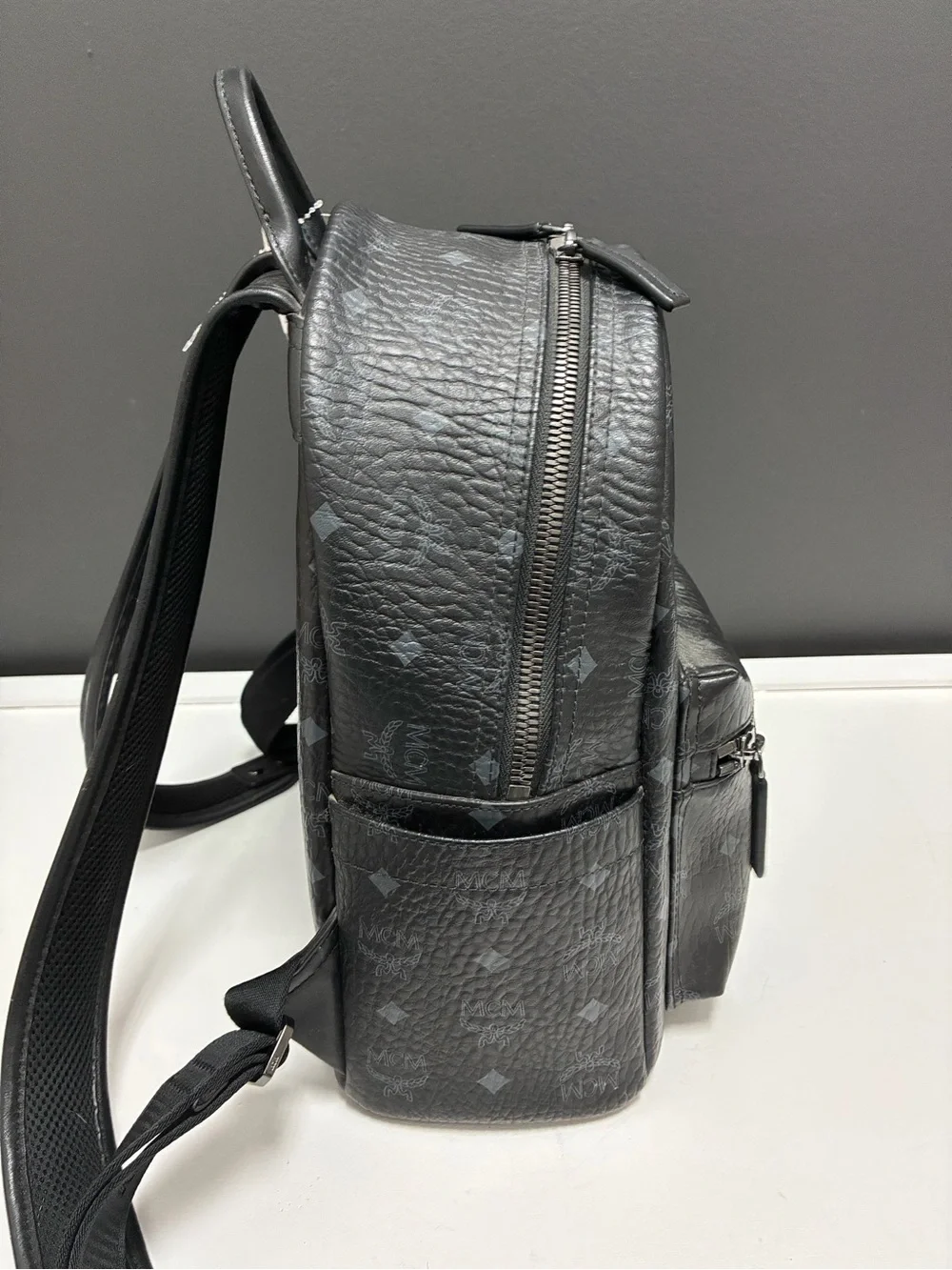 MCM monogram backpack