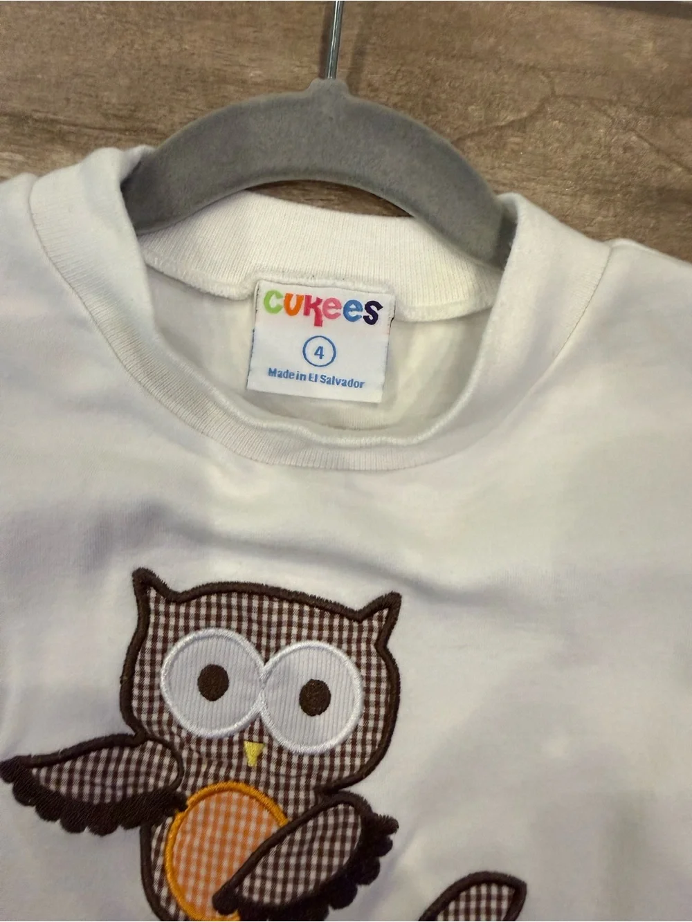 N/A owl embroidered