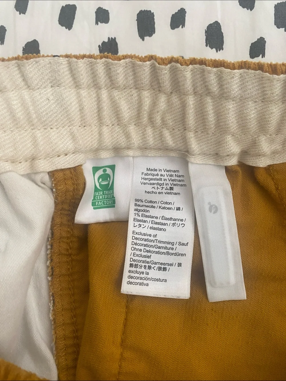 J. Crew Drawstring Corduroy Shorts in Mustard Yellow
