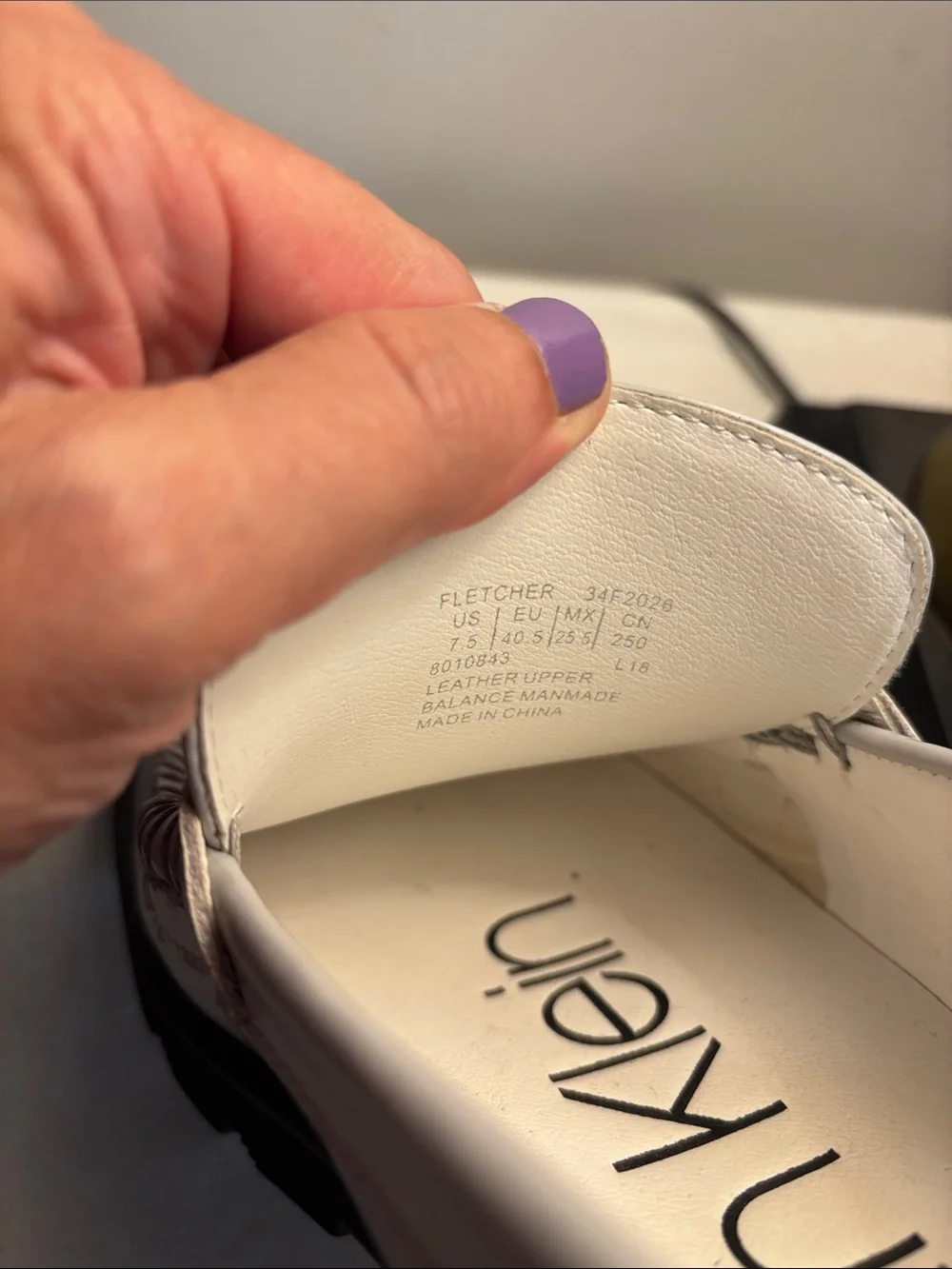 Calvin Klein light gray