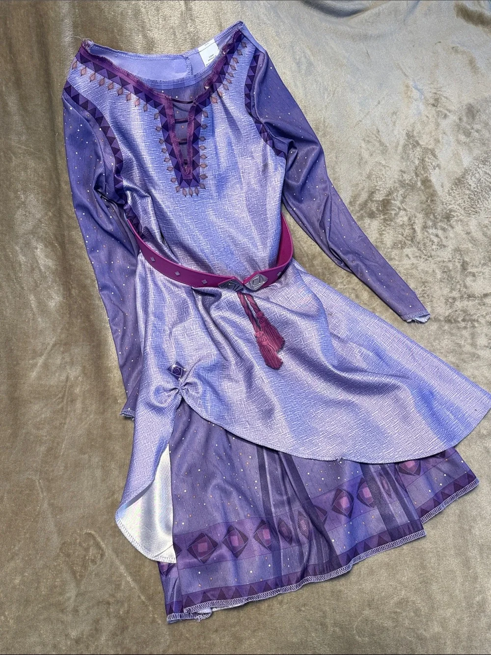 Purple and Blue Kids Princess Costume Dresses - Pack of 3