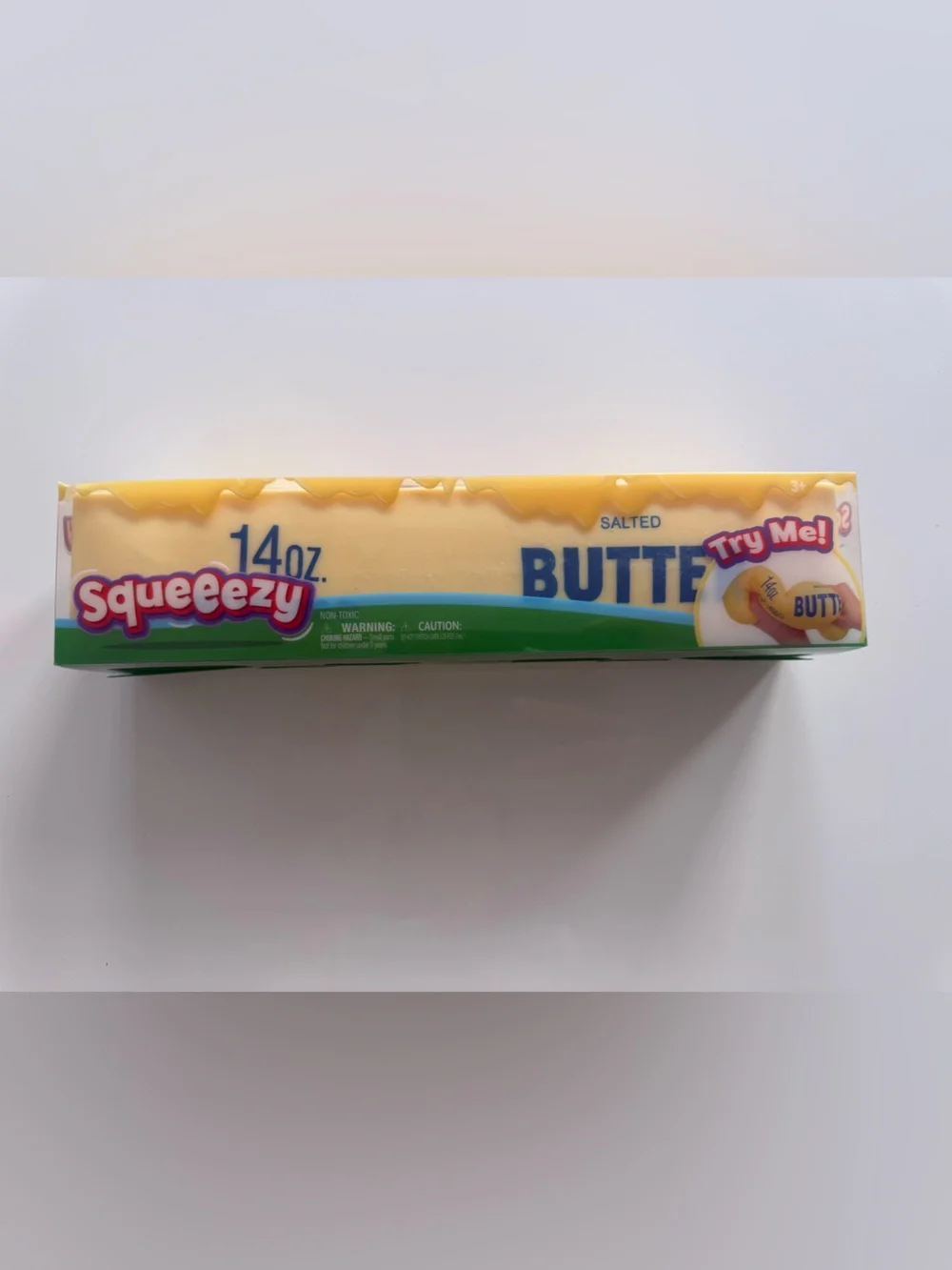 NEW SUNNY DAYS SQUEEZY Butter Shape Fidget Toy