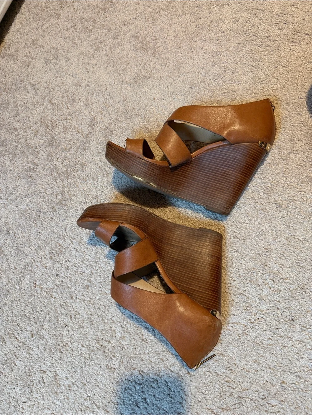 Michael Kors brown strappy