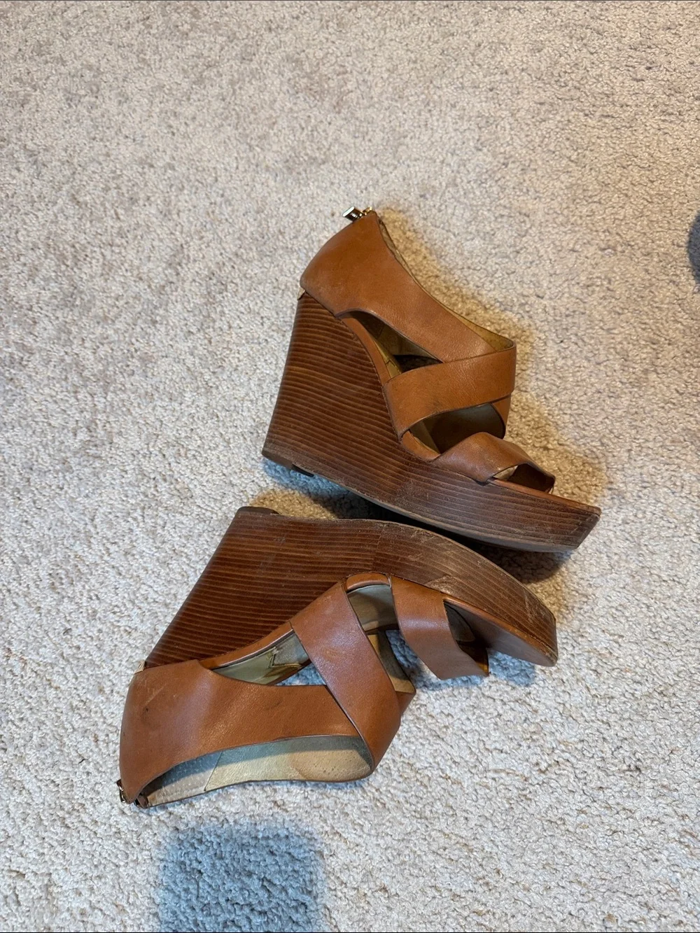 Michael Kors brown strappy